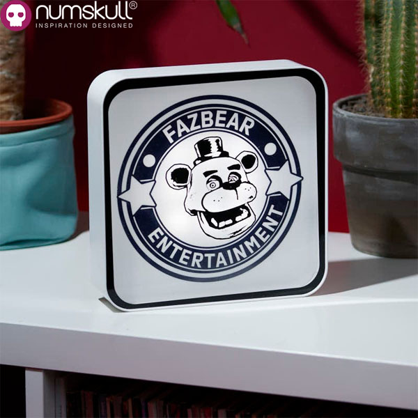 Numskull Five Nights at Freddy's - Freddy Fazbear Acrylic Desk Lamp / Wall Light